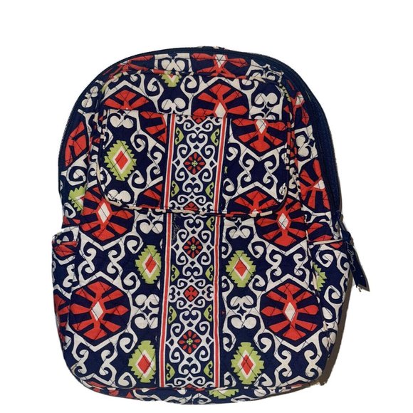 Vera Bradley Handbags - Vera Bradley Sun Valley Quilted Backpack Small Front Flap Pocket  H15